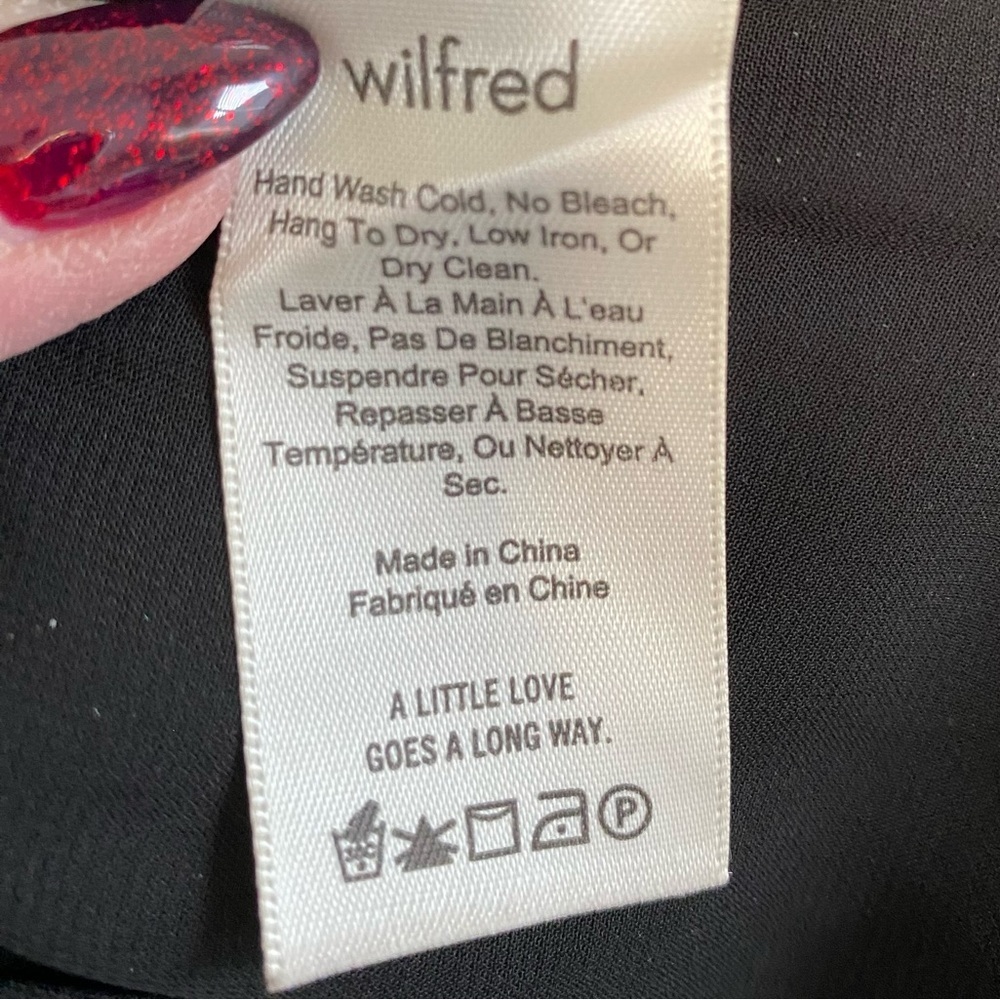 Aritzia Wilfred Melodie Jumpsuit Wide Leg Cropped - S - China - Picture 11 of 11